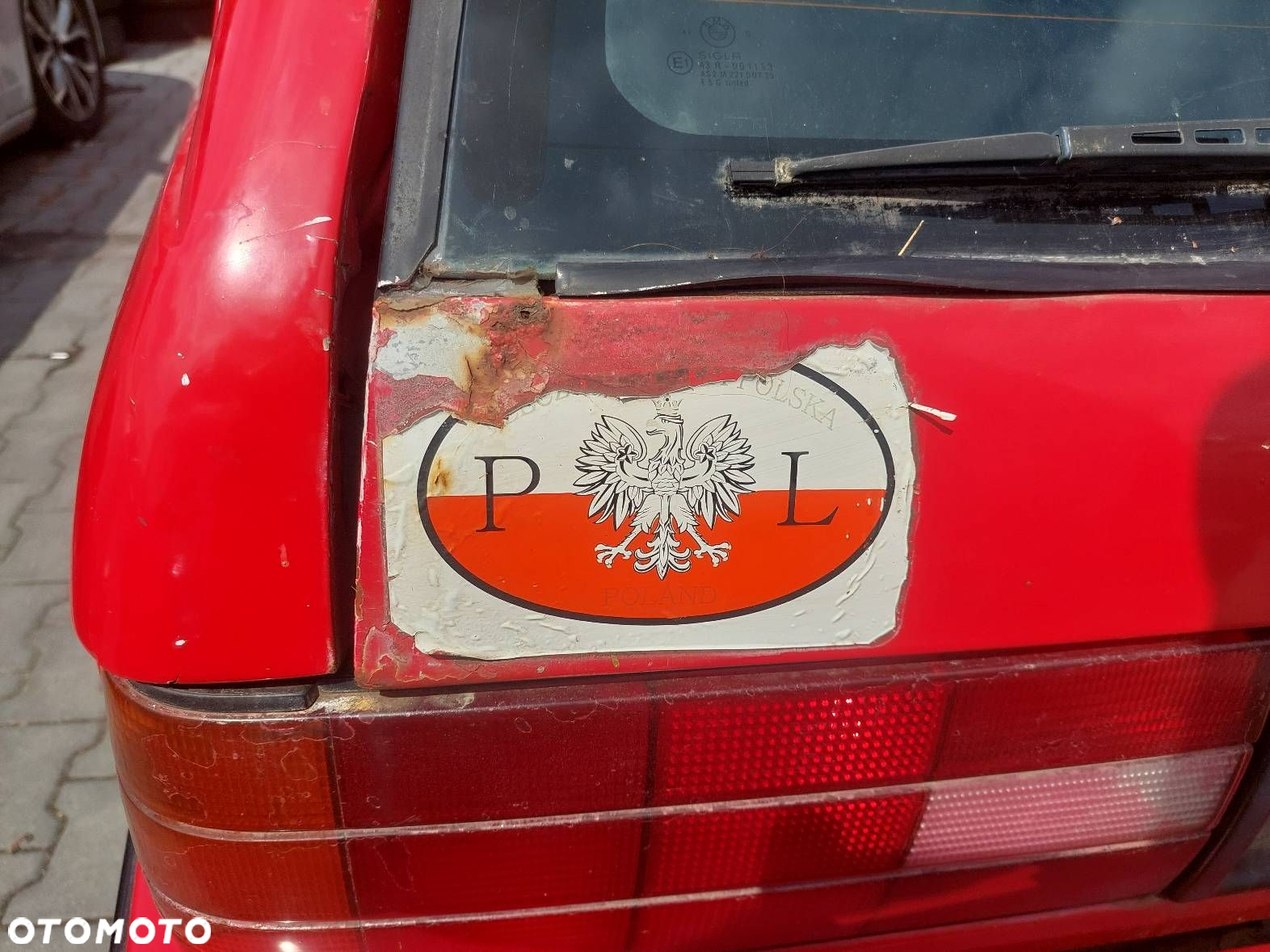 KLAPA BAGAŻNIKA BMW E30 308/3 KOMBI TOURING - 3