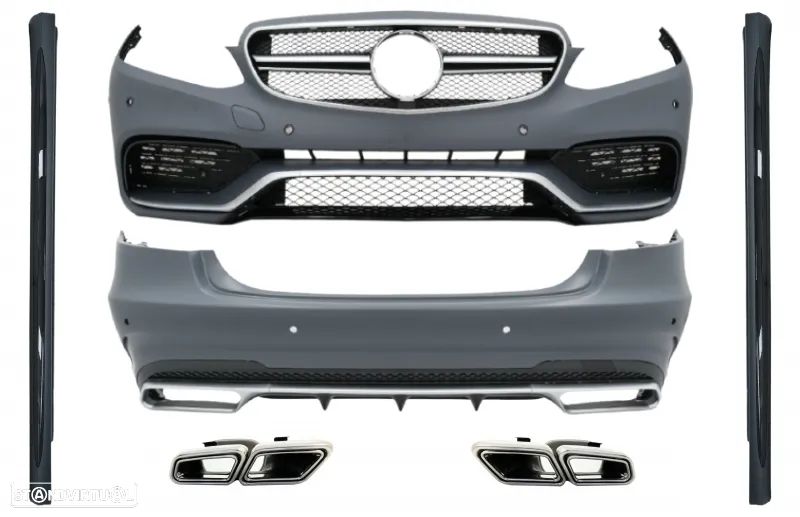 Body Kit Mercedes E W212 (2013 a 2016) Look E63 AMG - 1