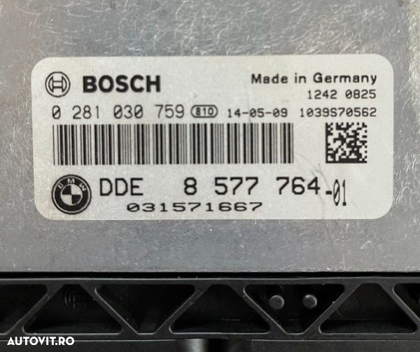 ECU Calculator motor BMW  F10 F10 520 D DDE 8577764