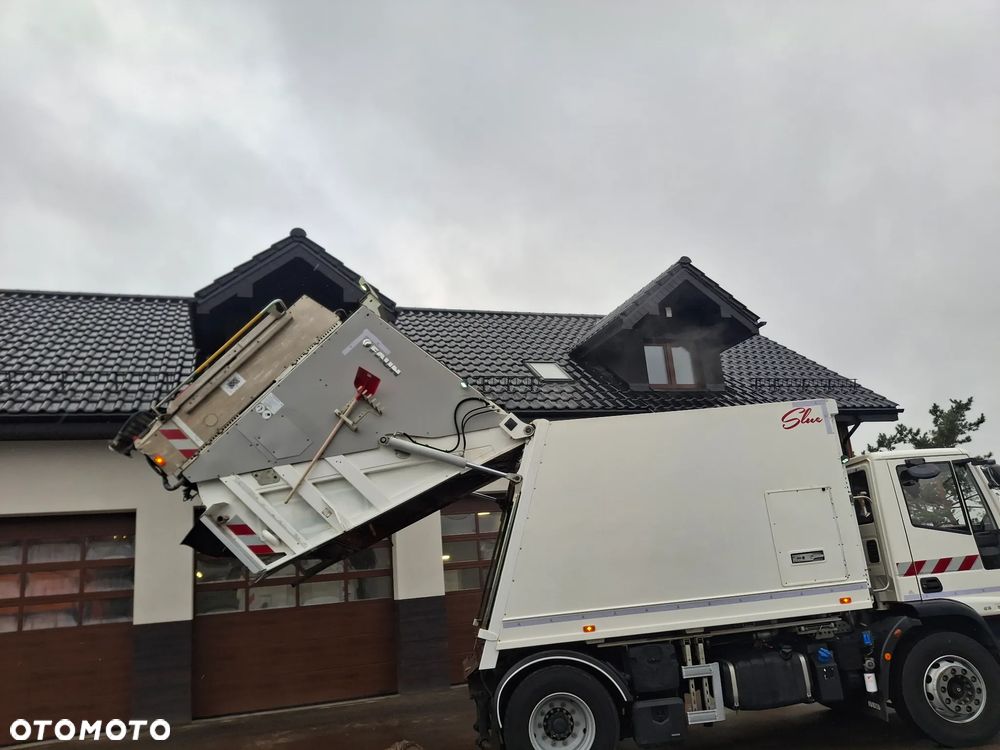 Iveco Eurocargo 190EL28 Śmieciarka FAUN VR3 LEV Euro 6 2 Osie Zawieszenie Na Poduszkach Centralny Zamek Klimatyzacja Zwinna Niski Przebieg - 27