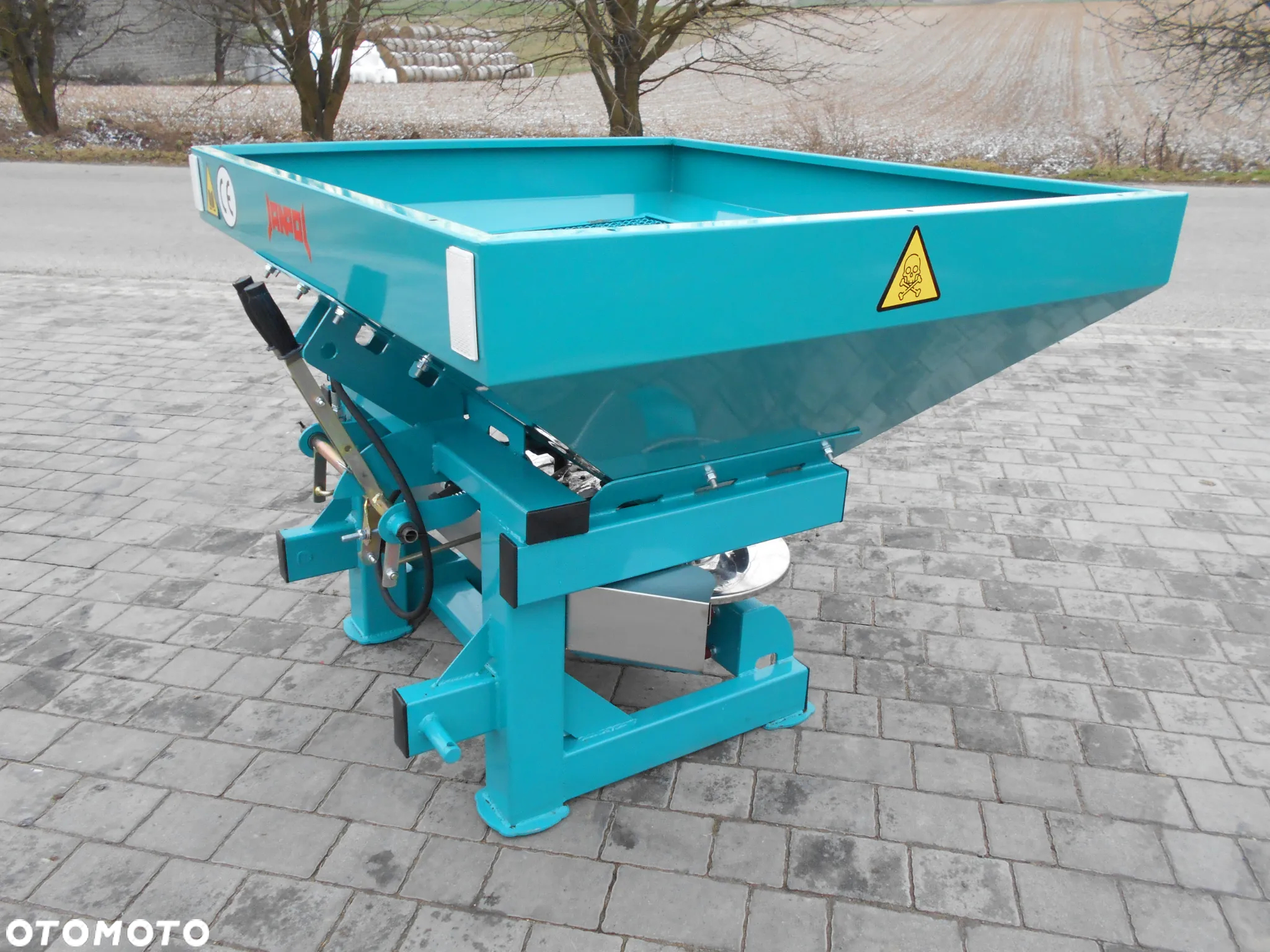 Janpol rozsiewacz nawozu:600,800,1000,1200l/ SIEWKA/dwulejowy/ hydrauliczny/Darmowy transport - 2