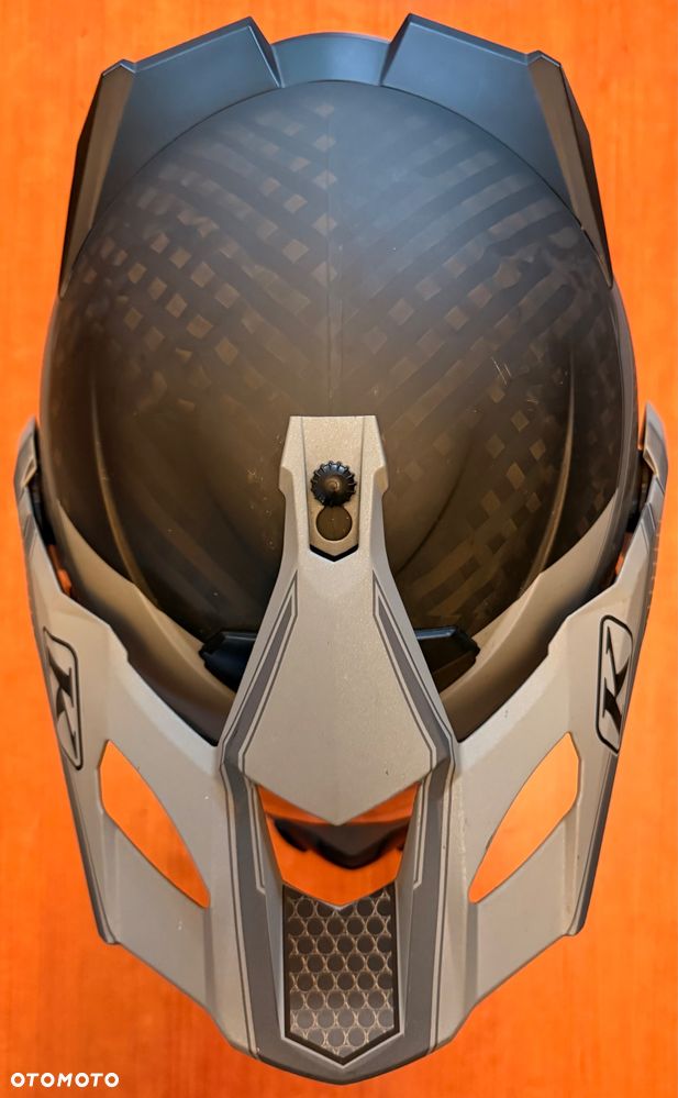 Kask Klim Krios Pro Carbon LG ARSENAL GRAY  + Dedykowany Interkom wysokiej klasy SENA 10U + Pilot Klim do interkomu - 8