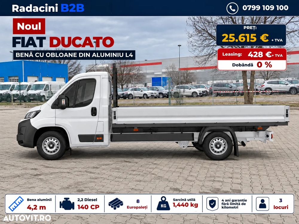 Fiat DUCATO bena cu obloane din ALUMINIU - 2