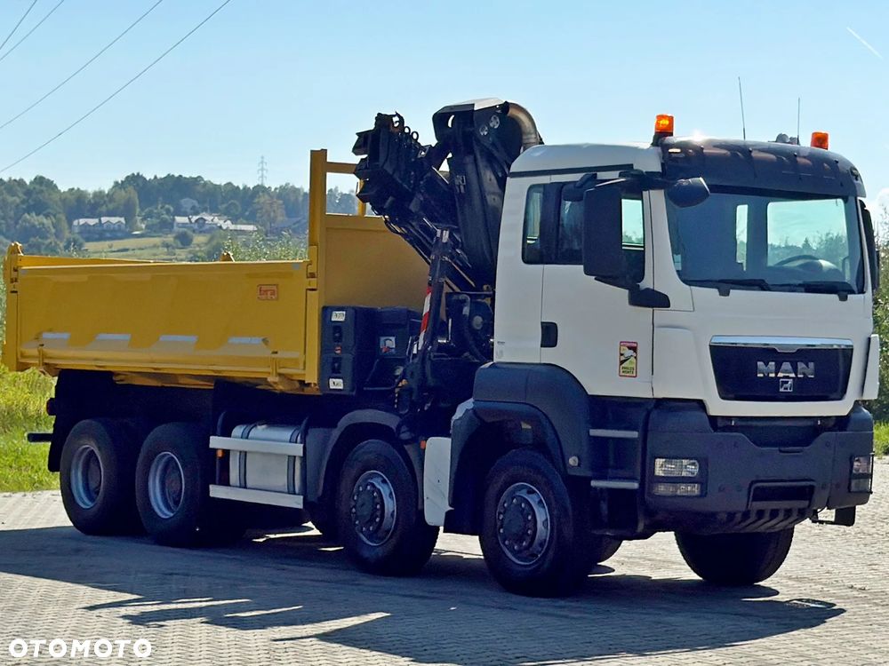 MAN TGS 32.510 *WYWROTKA 5,10m * HIAB 288 EP - 5 HIDUO + PILOT * 8x8 - 4