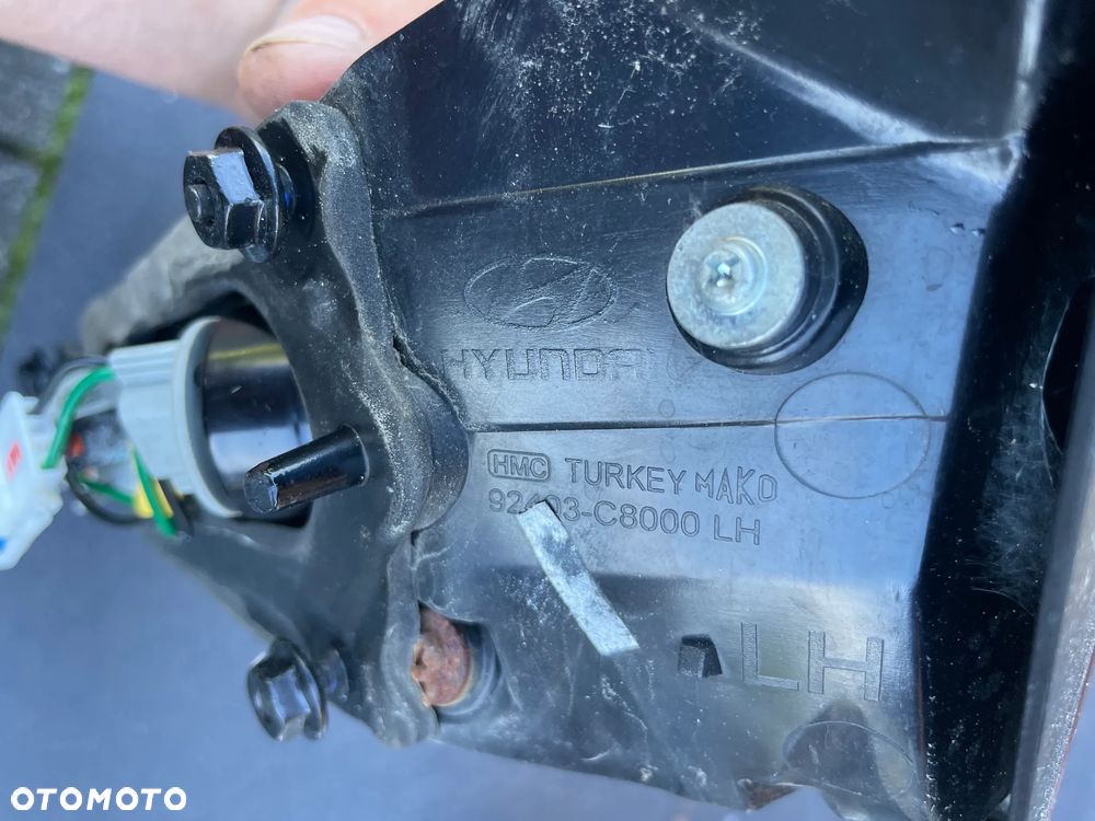 tył tylna belka zderzaka Kompletna lampa lewa prawa PSW Hyundai I20 II 14-18 - 18