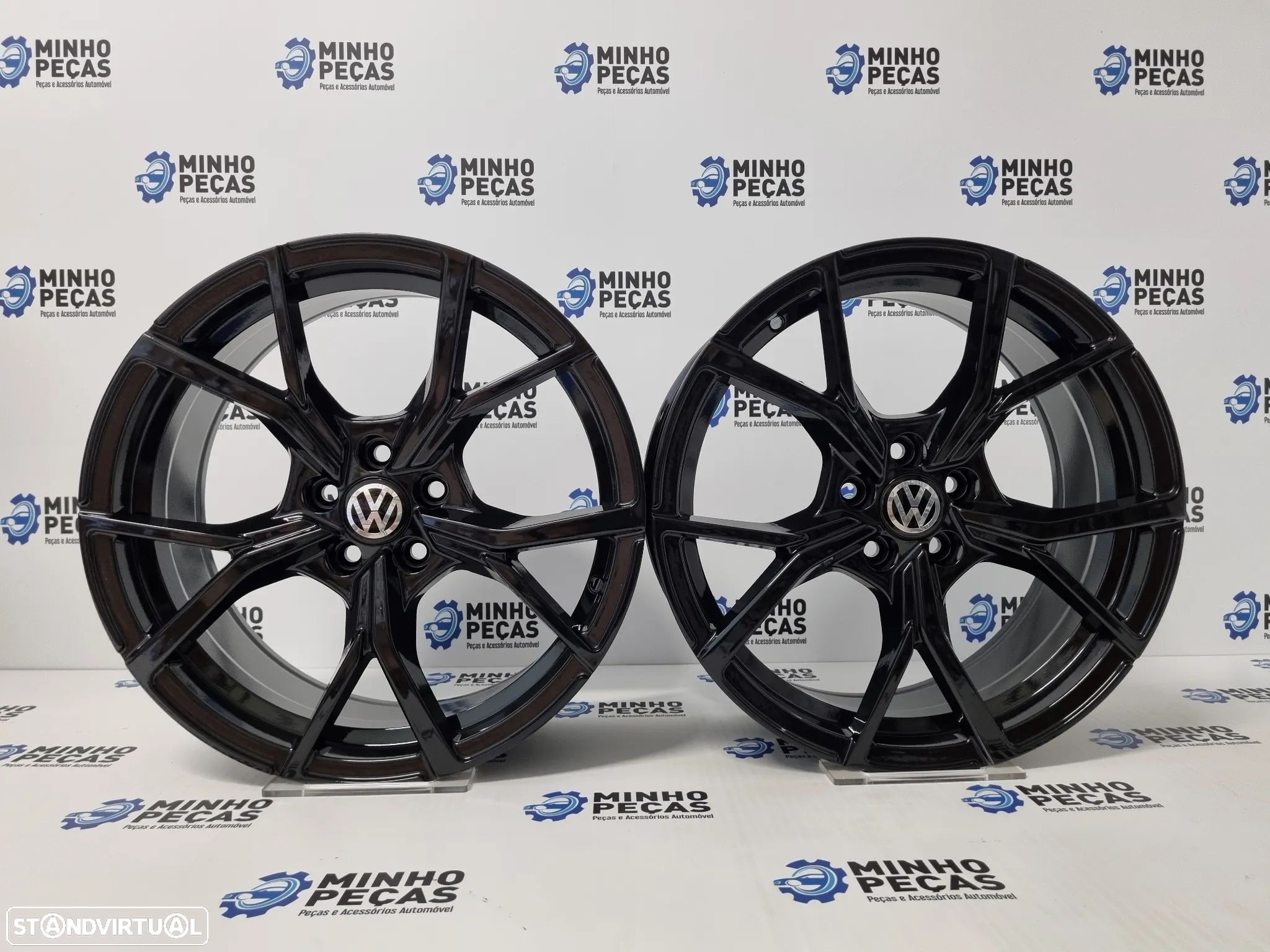 Jantes New Golf R 2021 em 17 (5x100) Preto Brilho - 1