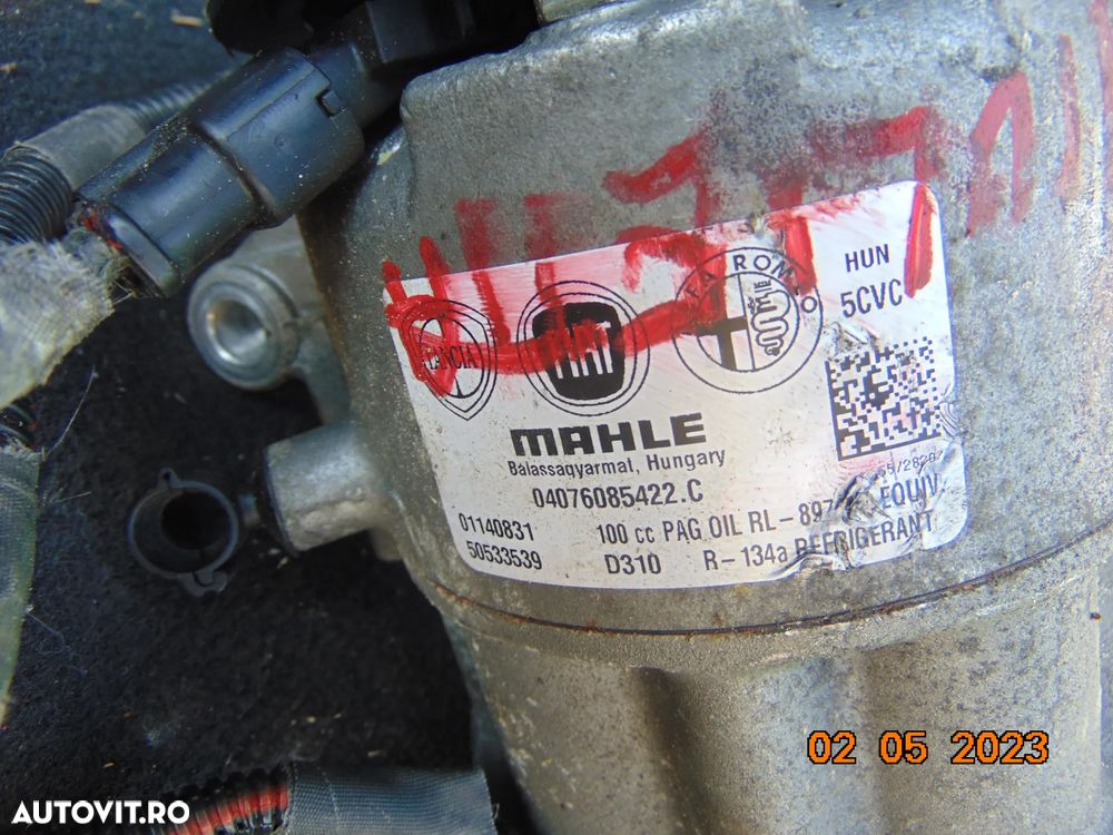 Compresor clima jeep renegade 2.0 diesel alfa romeo giulietta 1.6 diesel tipo doblo - 3