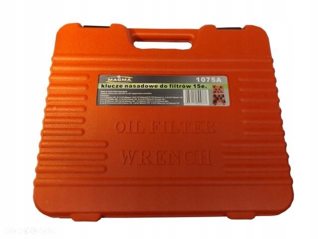Klucz zestaw kluczy nasadowych do filtrów oleju 15 el. - 7