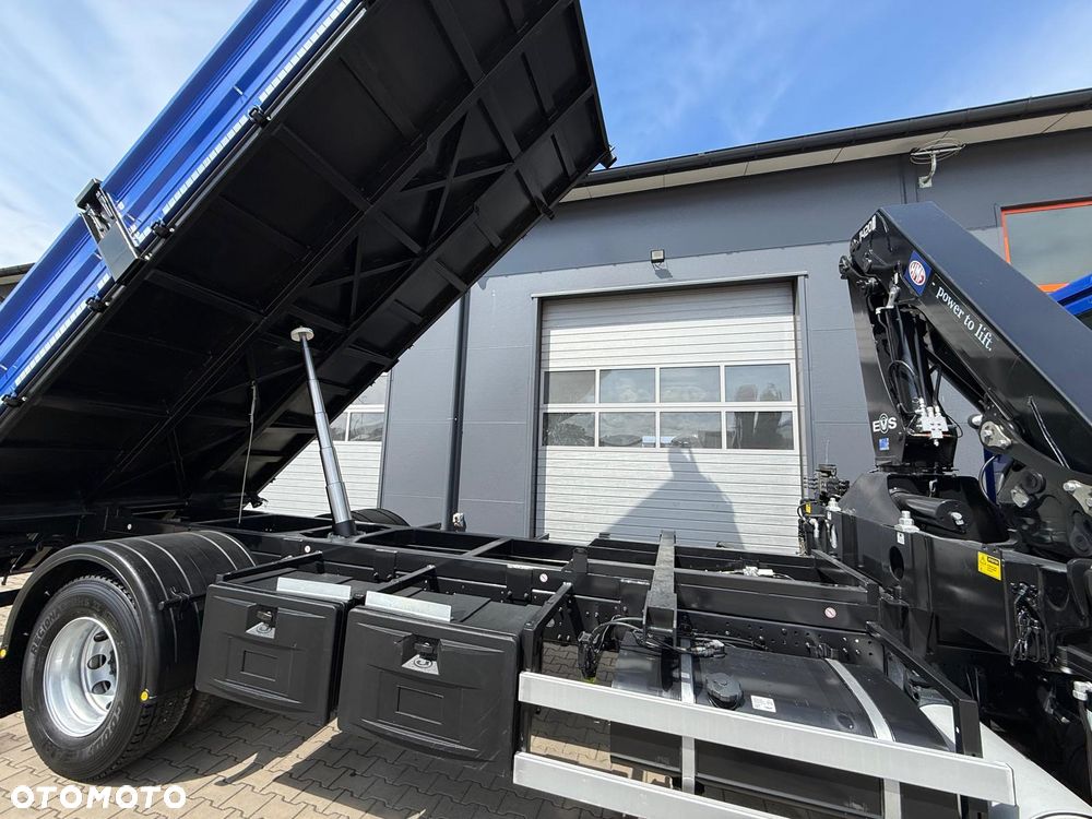 MAN TGM TGL TGS 18.250 // Klimatyzacja / Kiper 6,55 m !! // wywrotka 3-S + HDS HMF 1420 - K2 // budowlanka // energetyka //żuraw dzwig kran crane // Świeżo sprowadzony!! - 12