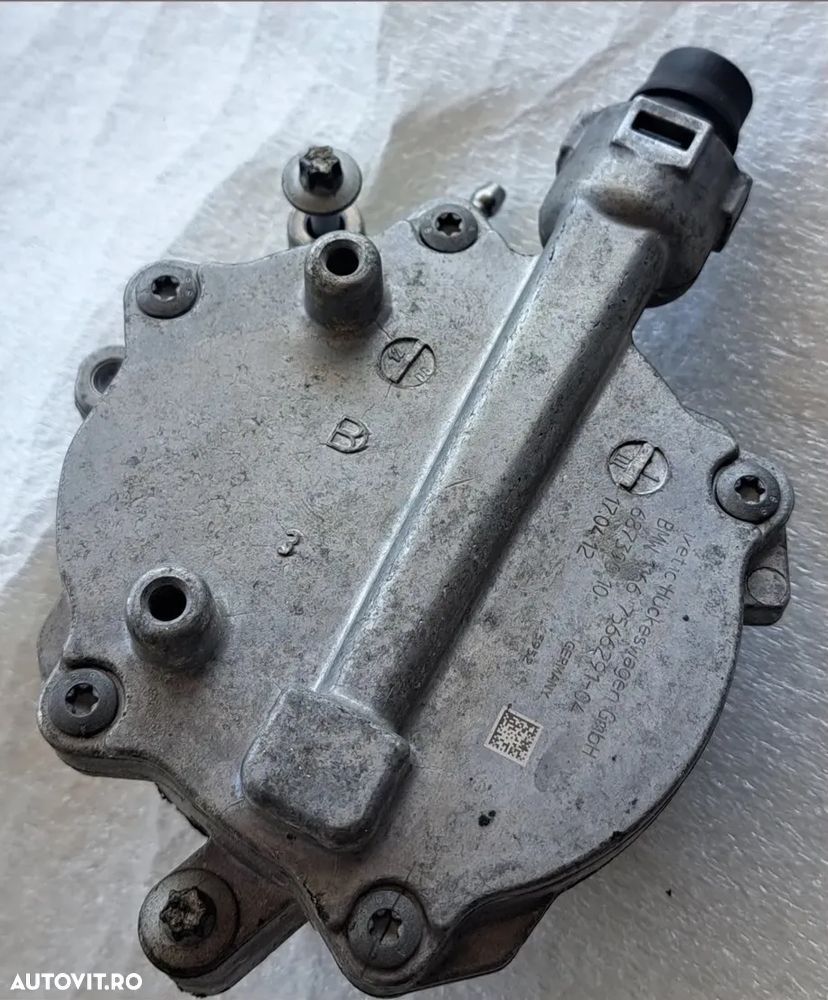 Pompa vacuum bmw M5 M6 F07 F10 F11 F06 F12 F13 F01 F02 F03 F04 E70 F15 F85 F16 F86 E71 E72 - 2