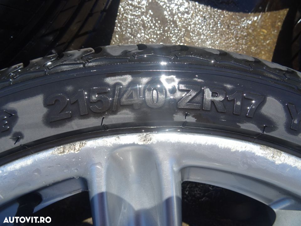 Vand Jante Aliaj BBS cu Cauciucuri Volkswagen Polo Cross 215/40 ZR17 71/2Jx17H2ET35 din 2008 - 7