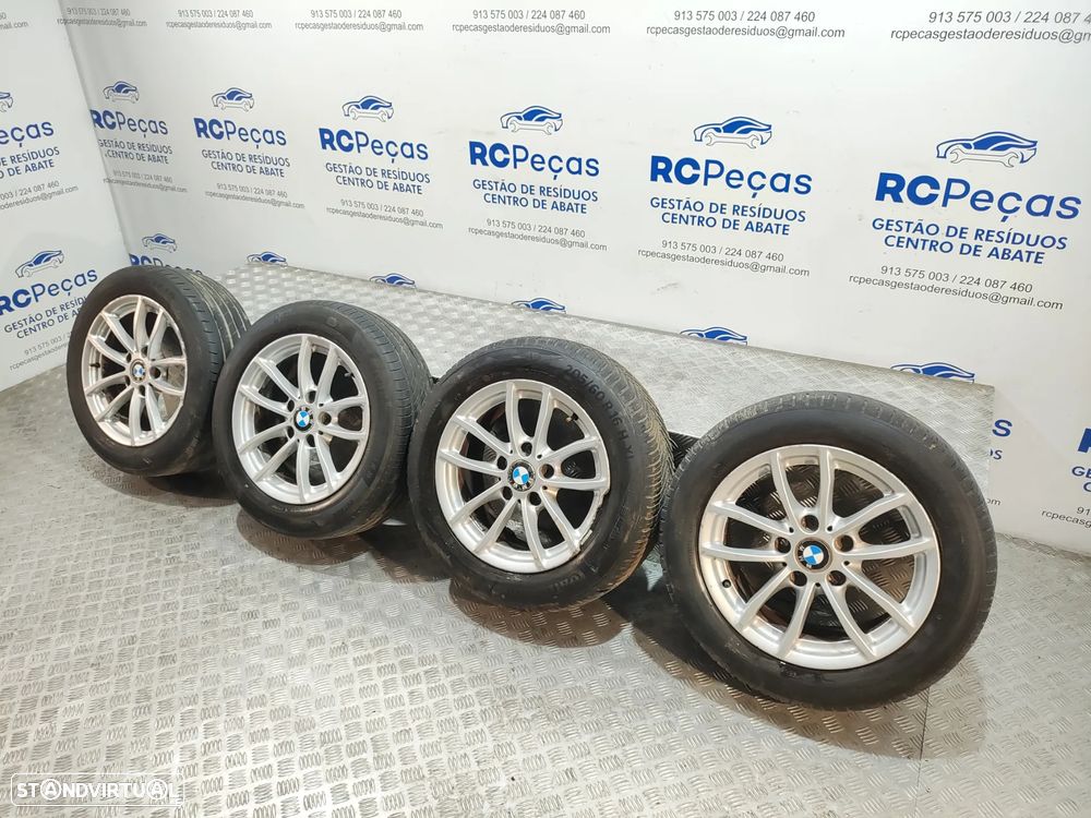 Conjunto jantes Ronal 16 originais BMW Serie 1 F20 F21 7J ET40 5x120 - 8