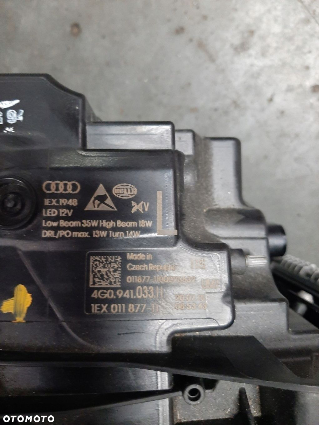 Audi A6 C7 4G Lift S-line TFSI 2014-2018 PRZÓD ZESTAW KOMPLETNY KOLOR LX7P - 4