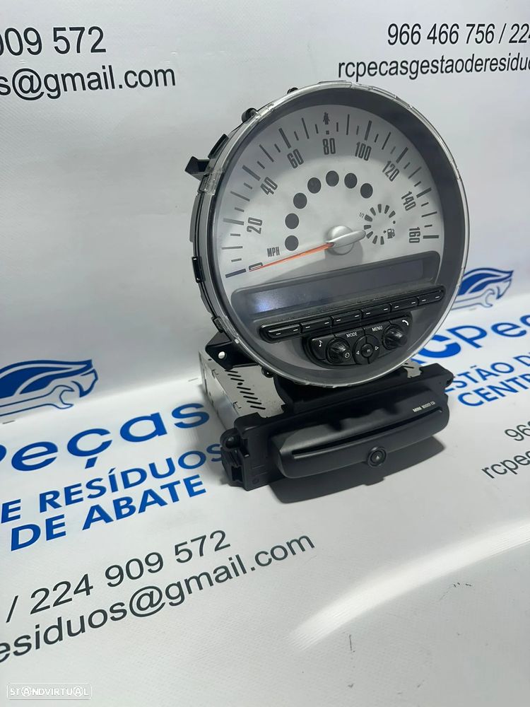 .Display Ecra Comando Radio MMI Multimedia Original Radio Boost CD BMW Mini Cooper One S D SD 3456871 2006 - 2013 - 2