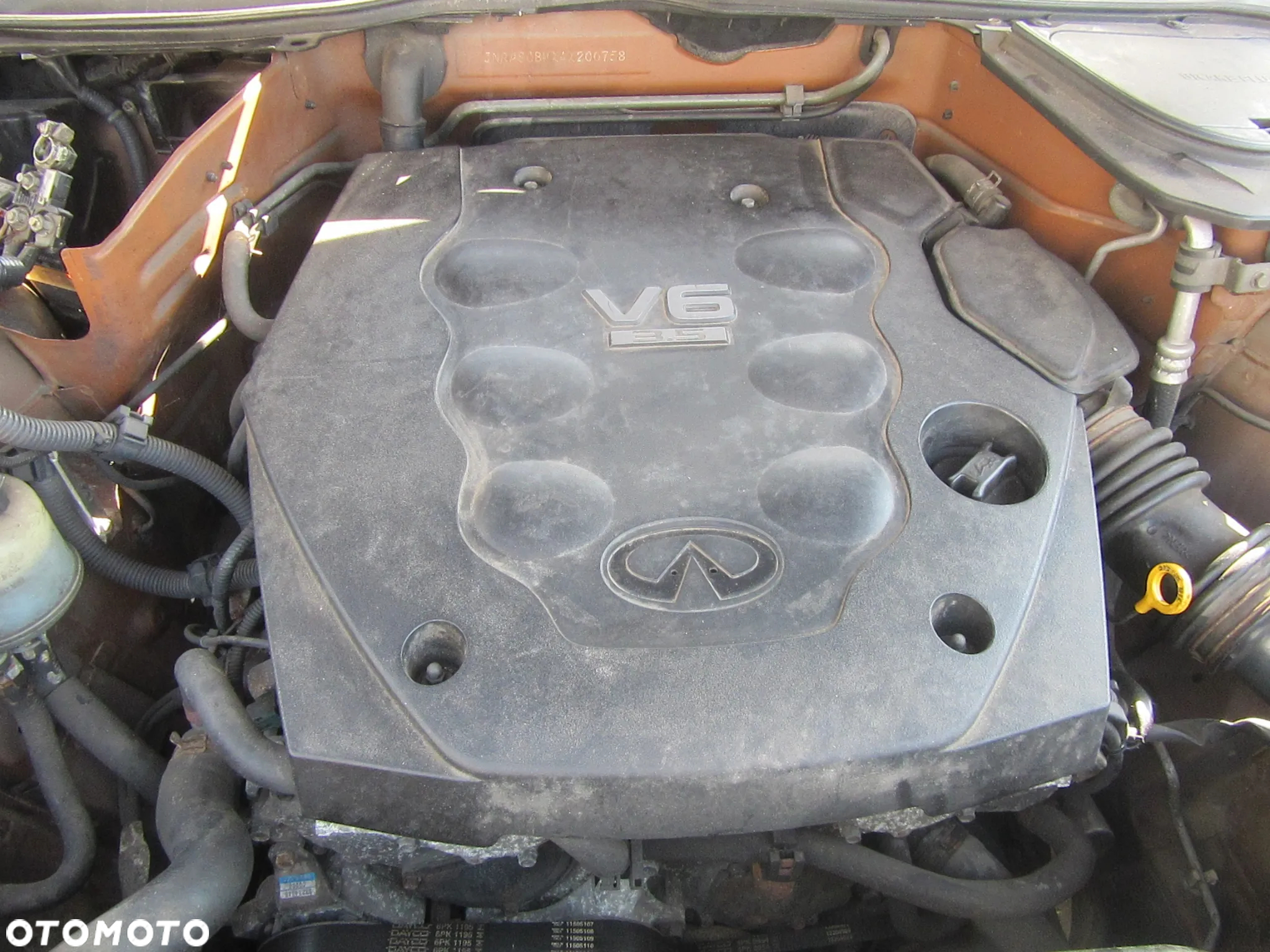 Infiniti FX35 2004 DESKA ROZDZIELCZA PODUSZKA PASAŻERA Wszystkie części - 11