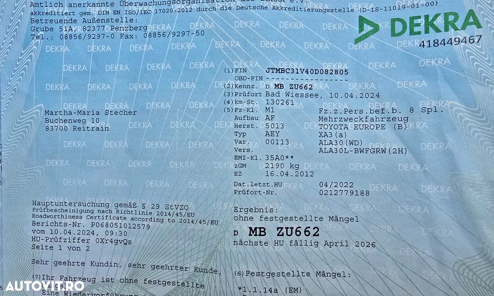 Toyota RAV4 2.2 D-4D 4WD Luxury - 15