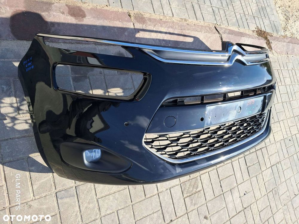 citroen c4 picasso ii kompletny zderzak przedni pod 6 pdc kolor exyb - 2