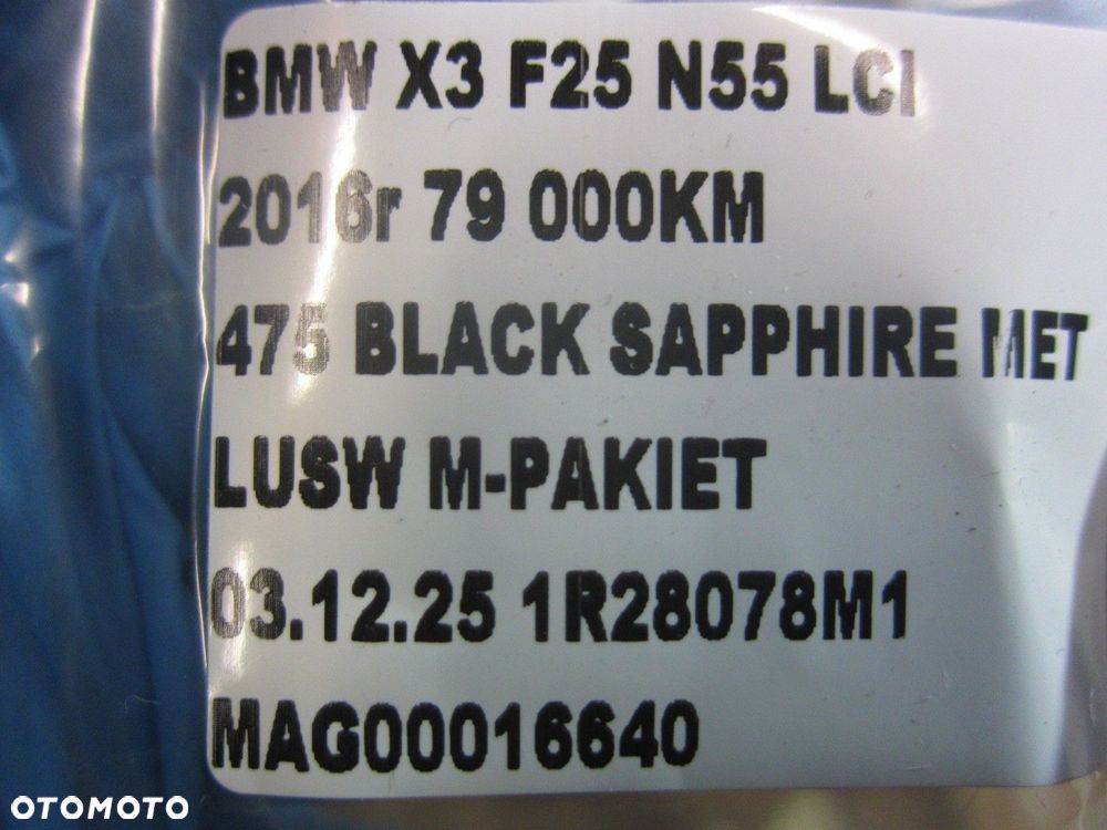 BMW X3 F25 X4 LIFT KAMERA SURROUND VIEW F15 X5 X6 F16 66539213990 9323807 - 8