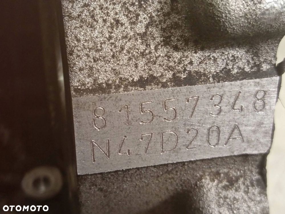 Blok silnika Kompletny Tłoki Wałki BMW 3 E90 E87 2.0 D N47D20A 781113802 - 2