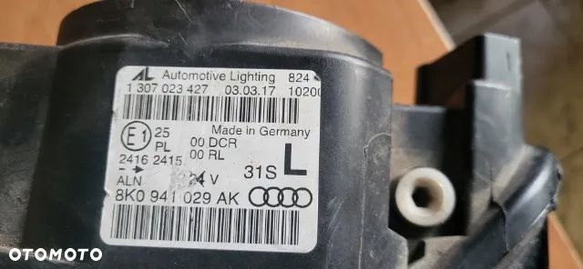 AUDI A4 S4 B8 bi xenon LAMPA LEWA PRZÓD XENON 8K0941029AK EUROPA - 2