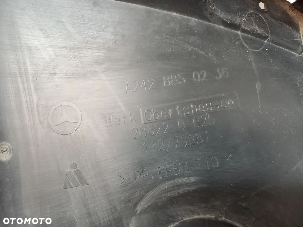 Mercedes B klasa A W 242 elektryk plyta pod silnik zderzak - 4