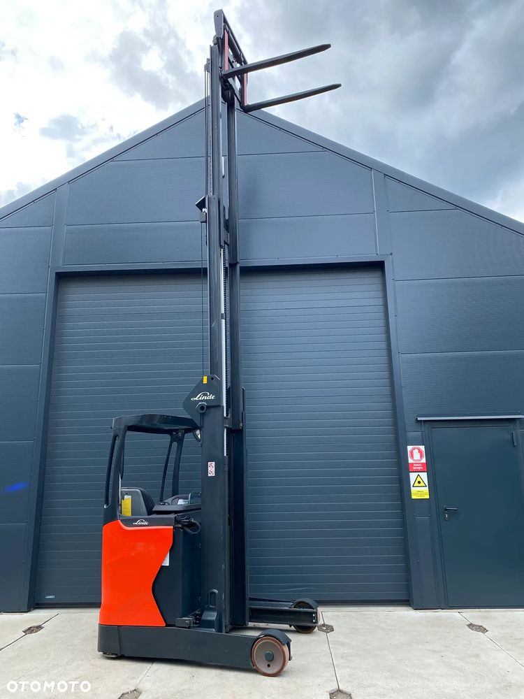 Linde R16 R20 wys. podn. 5,76m TRIPLEX NOWA bateria, Reach truck wózek wysokiego składowania - 17