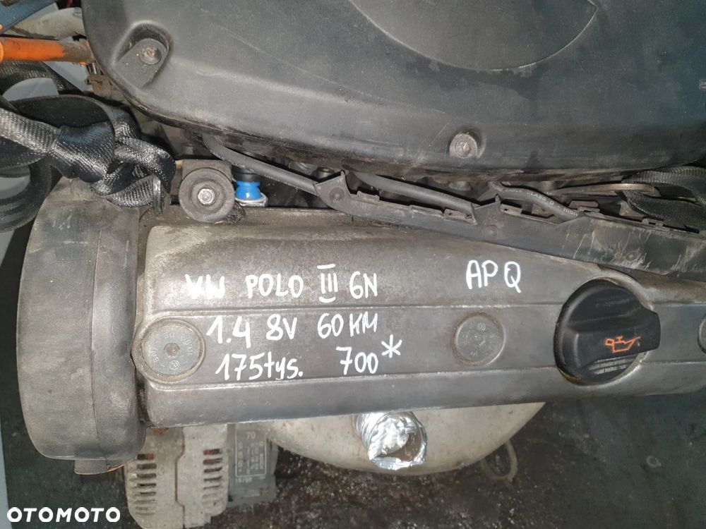 SILNIK GOŁY SŁUPEK 1.4 8v 60 KM APQ VW POLO III 6N - 7