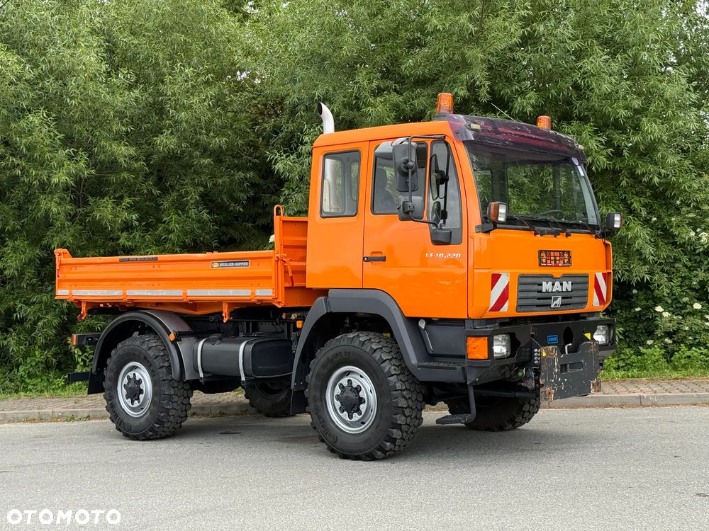 MAN * MAN 10-220 * Kiper Wywrotka Meiller * 4x4 * Zimowe Utrzymanie * Unimog * - 19
