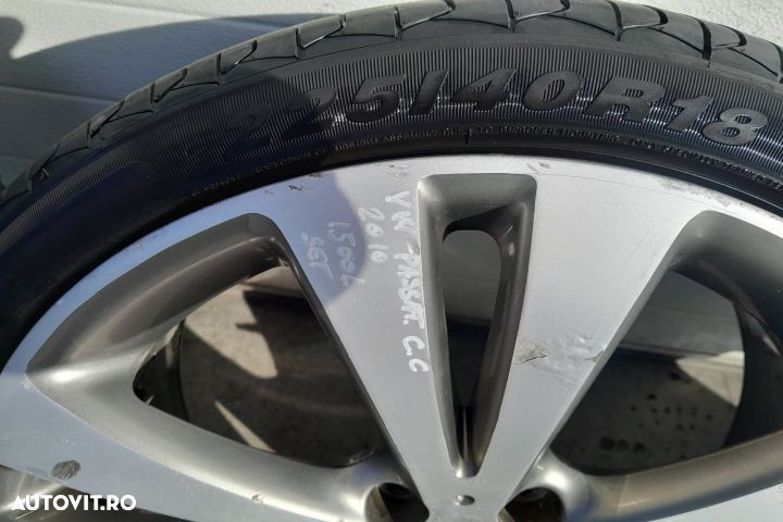 Jante aliaj cu anvelope 18 - set 225 / 40 R18 Volkswagen VW Passat CC - 4