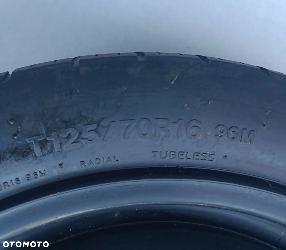 KOŁO ZAPASOWE -SEAT ALTEA XL-1K0601027F /T125/70R16 - 3