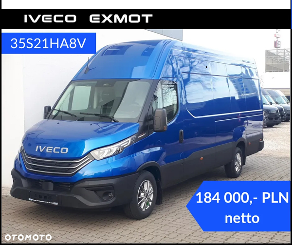 Iveco 35S21HA8V, dach 2,1m, niebieski metalizowany