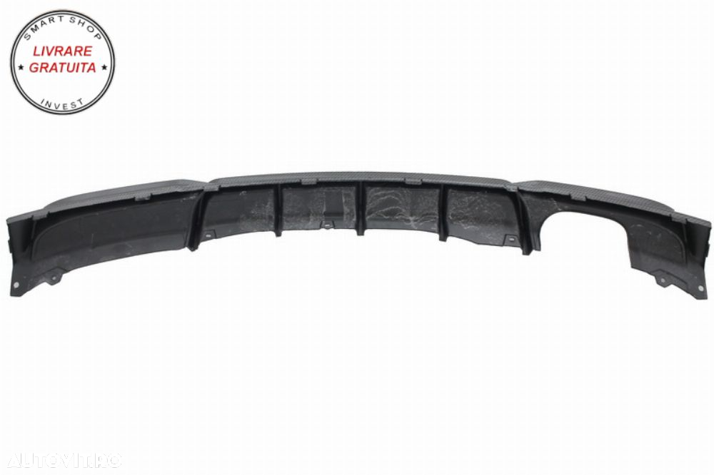 Prelungire Bara Fata cu Difuzor Bara Spate BMW Seria 3 F30 F31 (2011-up) M Perform- livrare gratuita - 9