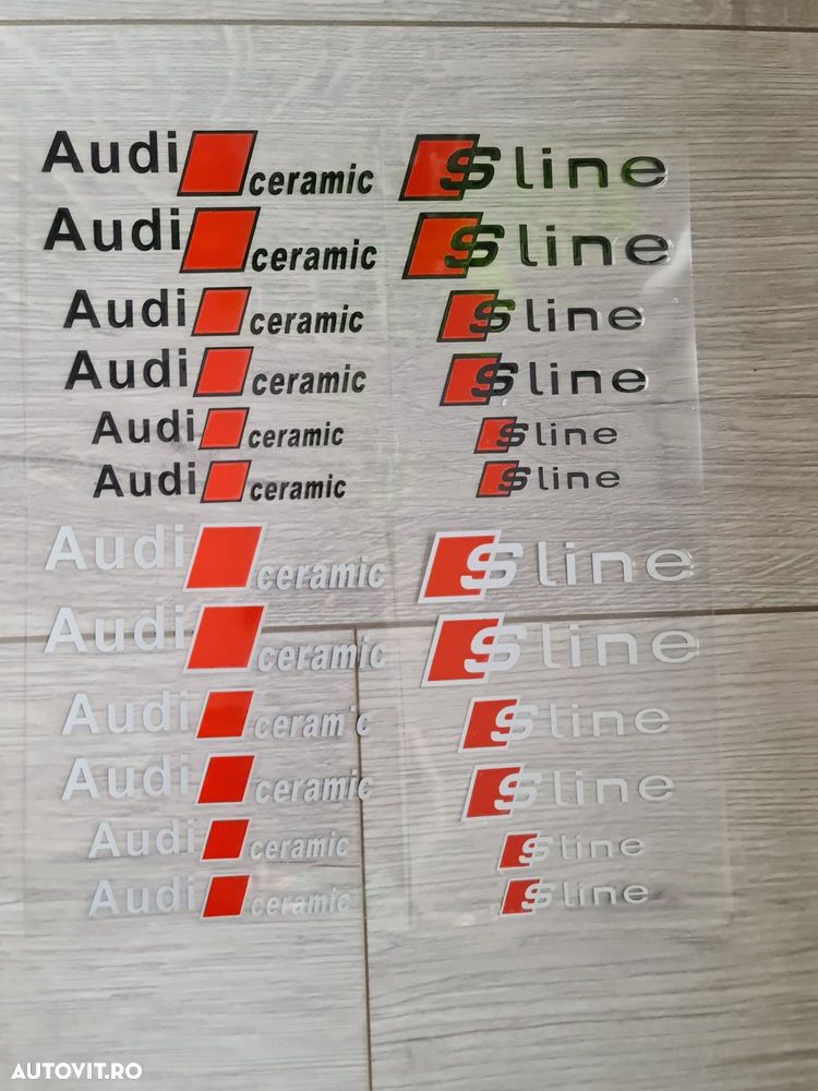 Set-6-Stickere-Etrieri-Audi-Sport-Ceramic-A4-A6-A7-A8-Q5-Q7-Q8-Sline - 6