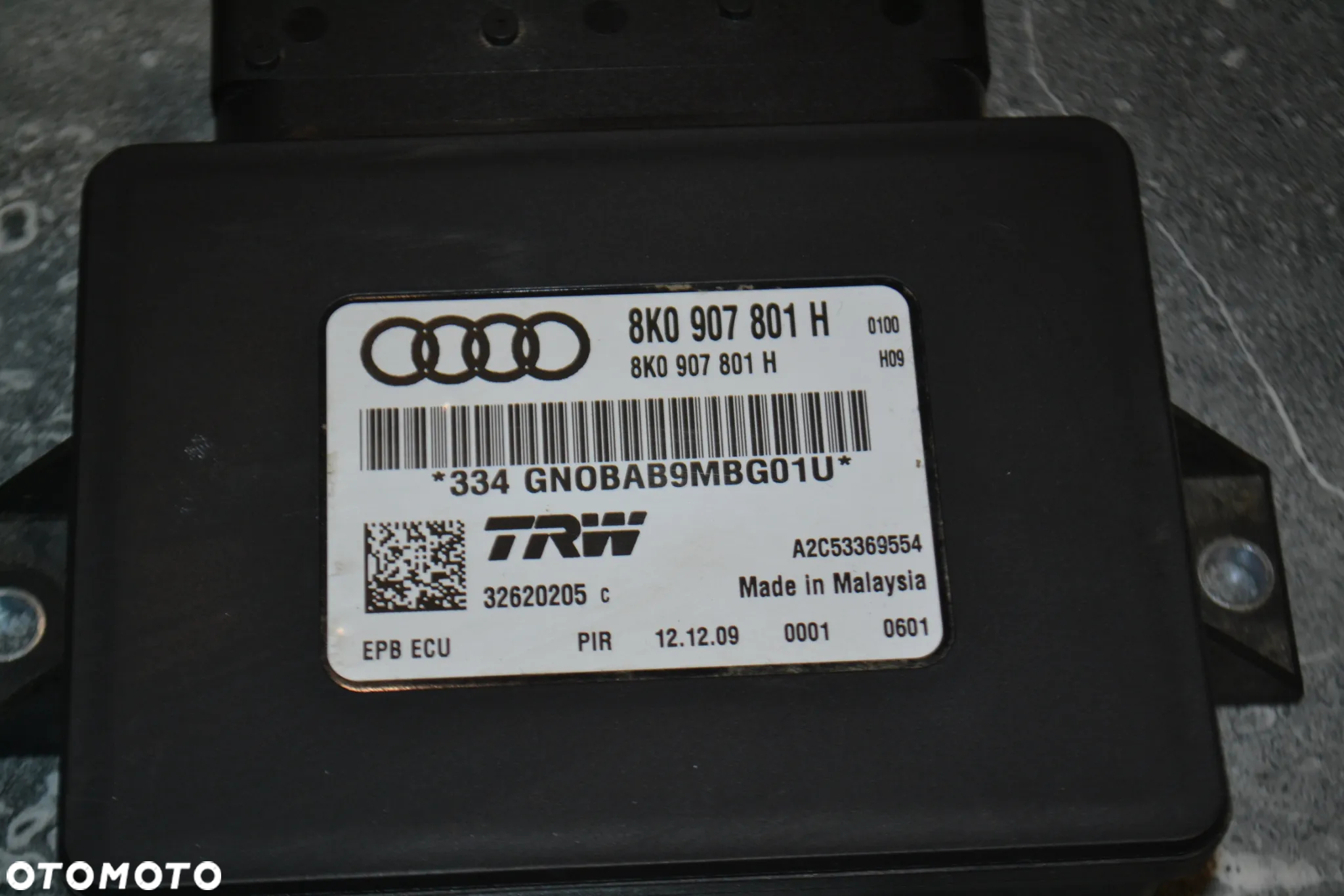 AUDI A4 B8 A5 MODUŁ HAMULCA RĘCZNEGO 8K0907801H - 3