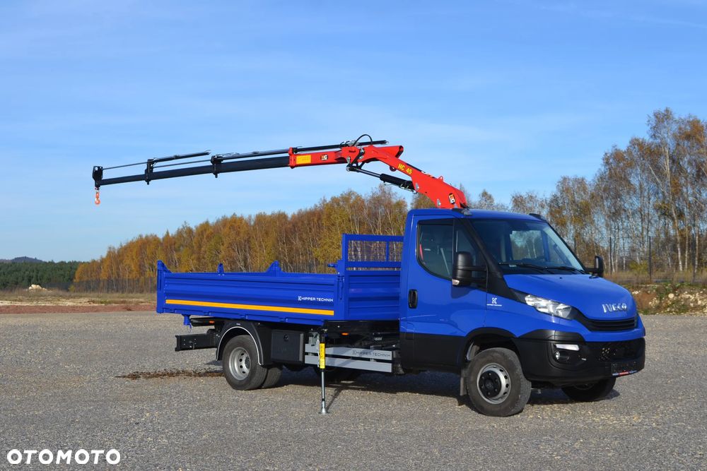Iveco Daily Producent nadwozi WYWROT Kiper Wywrotka HDS Zabudowa Żuraw Dźwig Fassi Palfinger HIAB Hyva HMF - 6