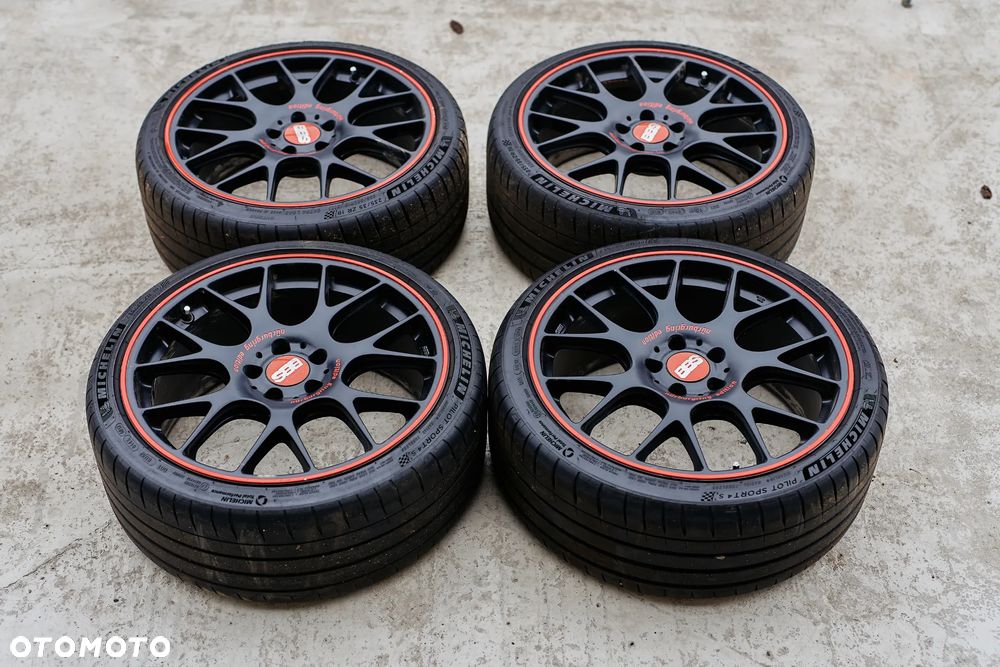 Koła Felgi BBS CH-R Nurburgring Edition 8,5x19 ET48 5x112 + opony Michelin Pilot Sport 4S - 1