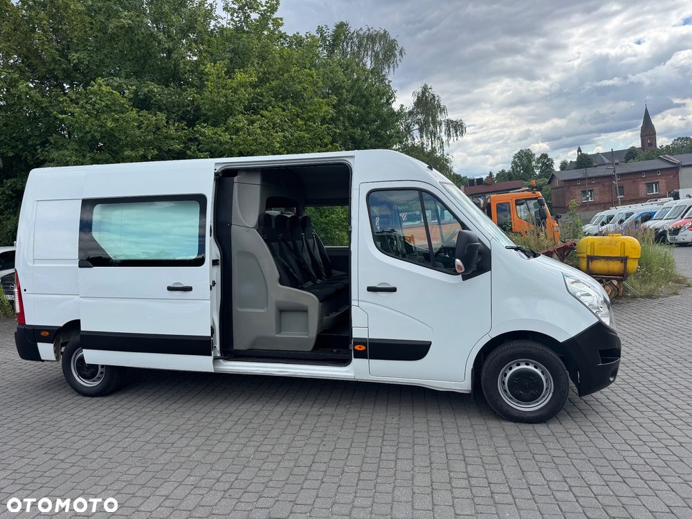 Renault Master L3H2 paka 2,7m 2017r. 7osob Brygadówka KLIMATYZACJA Navi - 5
