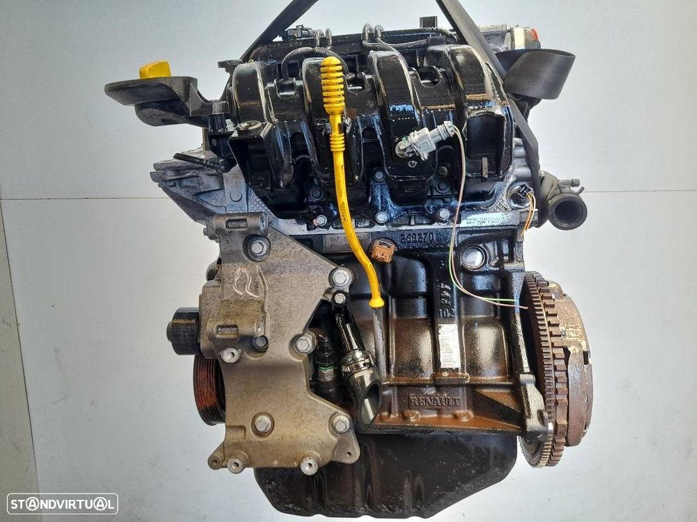 MOTOR COMPLETO RENAULT CLIO III 2009 -D4FD740 - 3