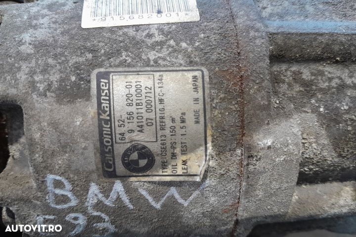 Compresor AC 9156820 9156820 BMW Seria 3 E93 [2004 - 2010] Cabriolet - 9