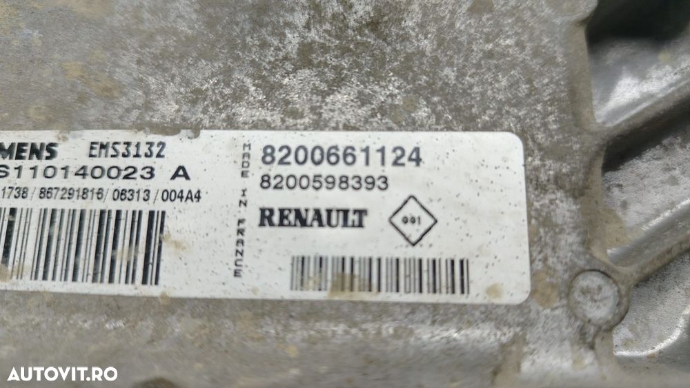Calculator motor ecu 1.6 mpi 8200661124 Dacia Logan 1 [2004 - 2008] - 3