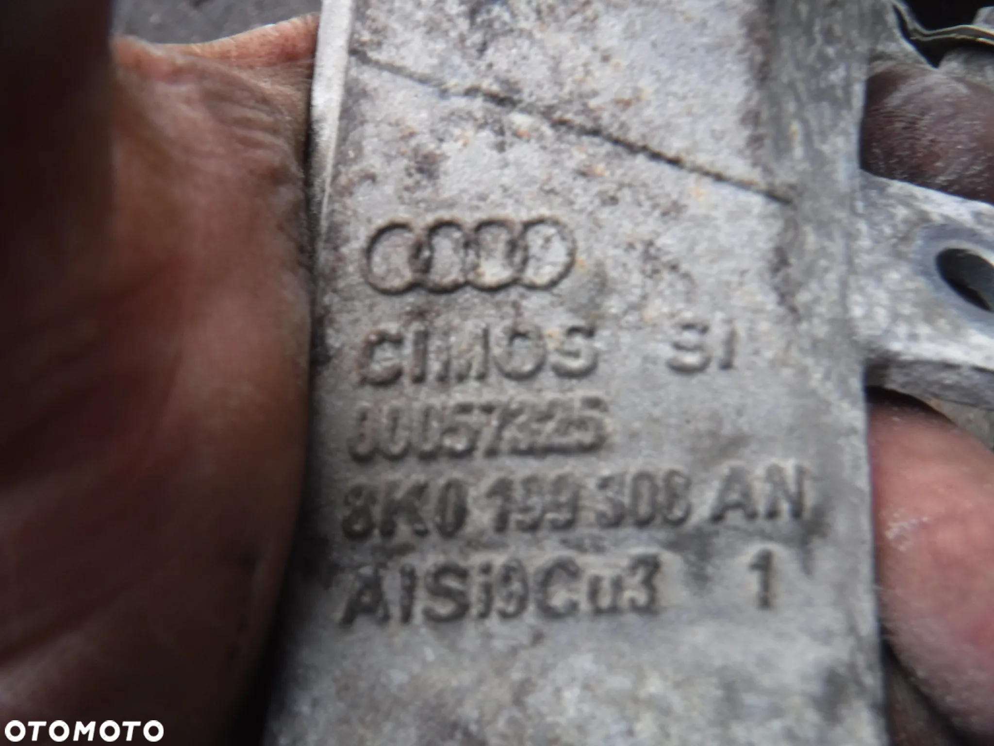 Audi S5 A5 8T S4 A4 B8 4.2 FSI V8 lapa wspornik mocowanie silnika 8K0199308AN 8K0199307AN - 2
