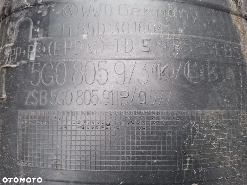 Nadkole Prawe Przód Nosek 5G0805973K VW Golf 7 VII - 8
