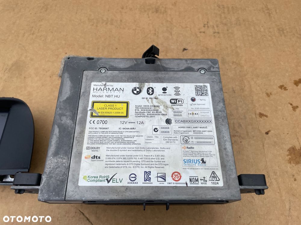 BMW 5 F10 F11 3 F30 NBT HU NAWIGACJA RADIO EUROPA WYŚWIETLACZ HARMAN DUŻY WYŚWIETLACZ EKRAN 9284974 9311036 EUROPA - 2
