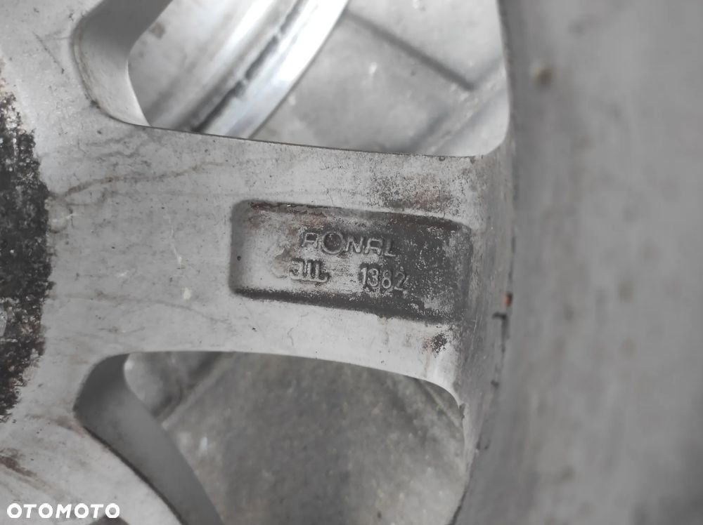 FELGA KOŁO ALUFELGA ALUMINIOWA 1P0601025 5X112 6.5J R16 ET50 RONAL SEAT LEON 2 ALTEA TOLEDO 3 ALTEA XL VW AUDI SKODA PROSTA CAŁA OK WYSYŁKA !!!! - 4