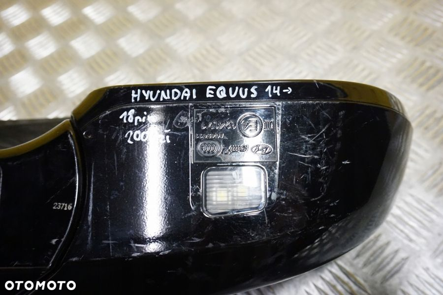 HYUNDAI EQUUS 2014 - 2016 Lusterko Zewnętrzne Prawe 18 Pin USA - 13