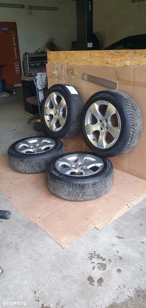 Alufelgi z oponami alusy felgi aluminiowe 4X108 R17 7.5J ET29 215/55 R17 Peugeot 3008 9684883880 - 6