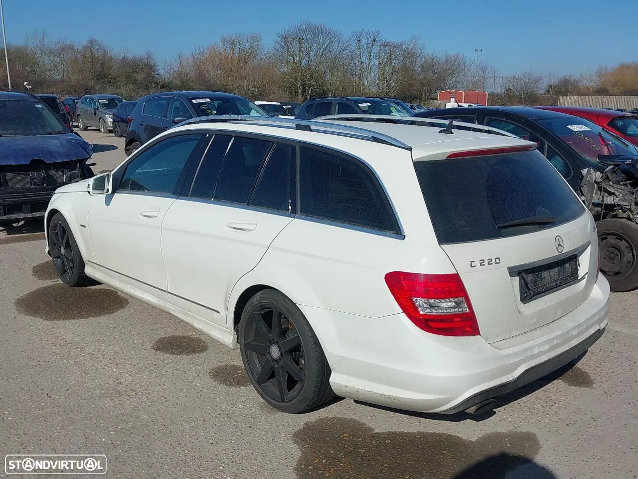 .Mercedes Benz C220 2.2 CDI BlueEFFICIENCY Sport W204 651911 Xenon Para Peças - 4