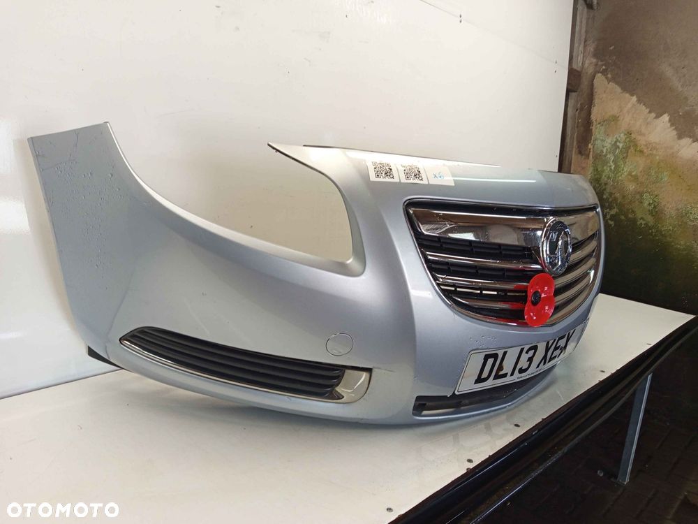 + ZDERZAK PRZÓD PRZEDNI OPEL INSIGNIA A I 1 BŁĘKITNY - 2
