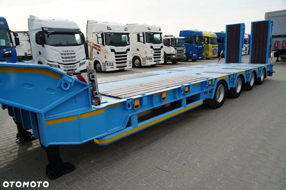Inny KOMODO / KMD4 / NACZEPA LAWETA / NISKOPODWOZIE / OSIE SKRĘTNE / OŚ PODNOSZONA / NAJAZDY HYDRAULICZNE / - 12