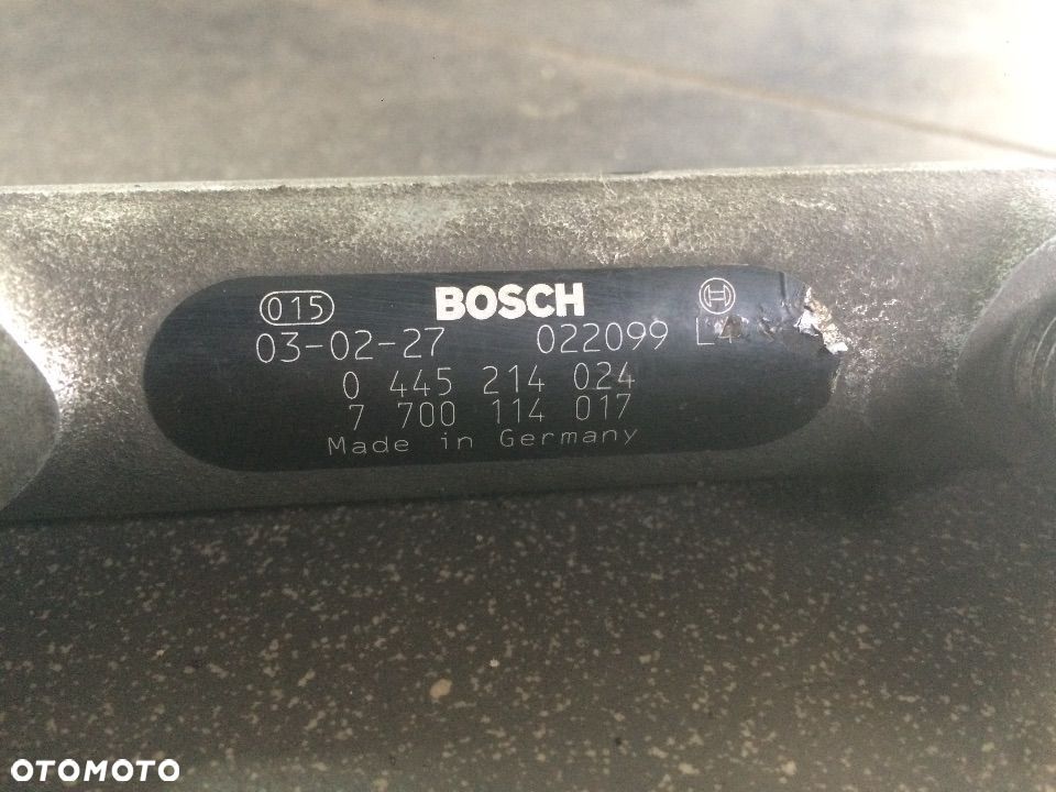 LISTWA WTRYSKOWA BOSCH 0445214024 RENAULT SCENIC II 1.9DCI - 2
